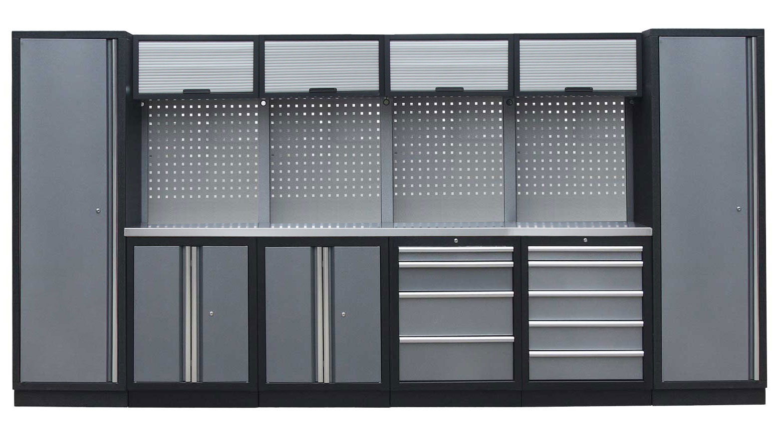 E-shop Kvalitný PROFI dielenský nábytok 3920 x 495 x 2000 mm - TGS1300BB9