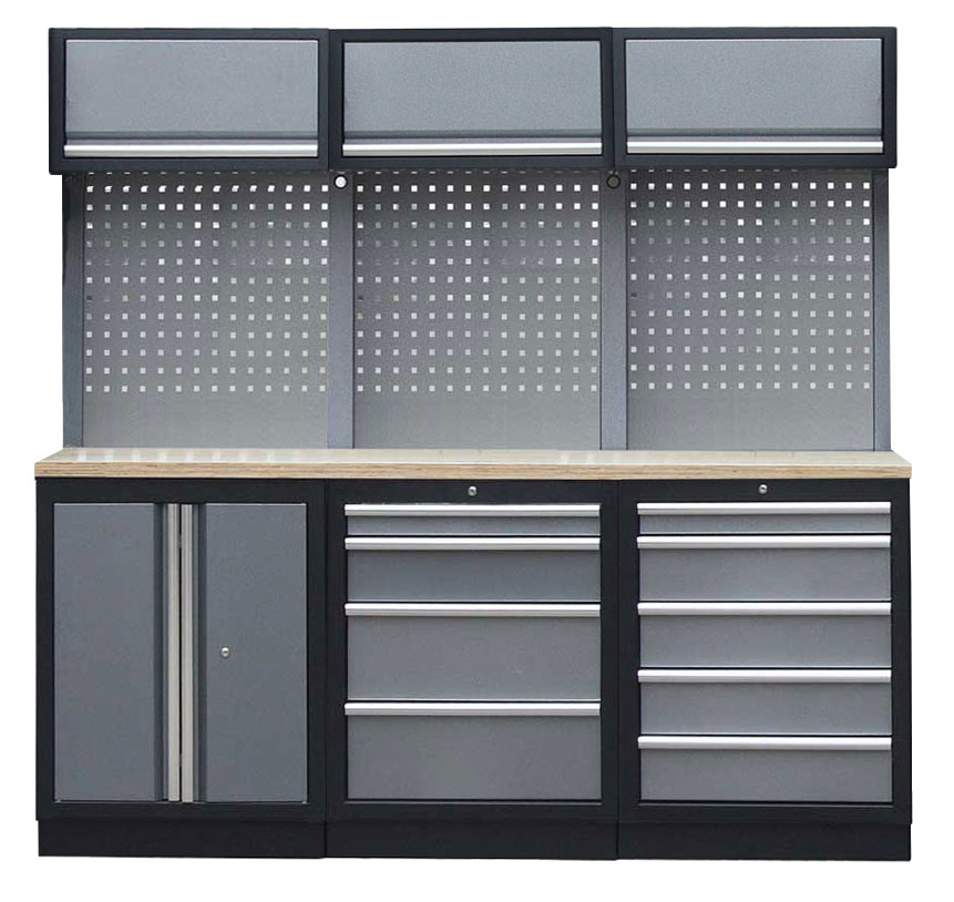 E-shop Zostava 6-ti ks PROFI dielenského nábytku 2040 x 495 x 2000 mm - TGS1300BC