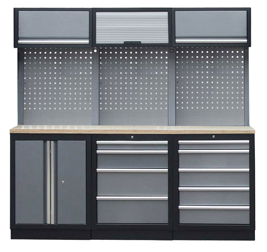 E-shop Zostava 6-tich ks PROFI dielenského nábytku 2040 x 495 x 2000 mm - TGS1300BF