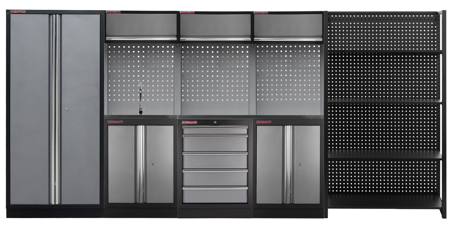 E-shop Zostava PROFI dielenského nábytku 4155 x 495 x 2000 mm - TGS1300NE