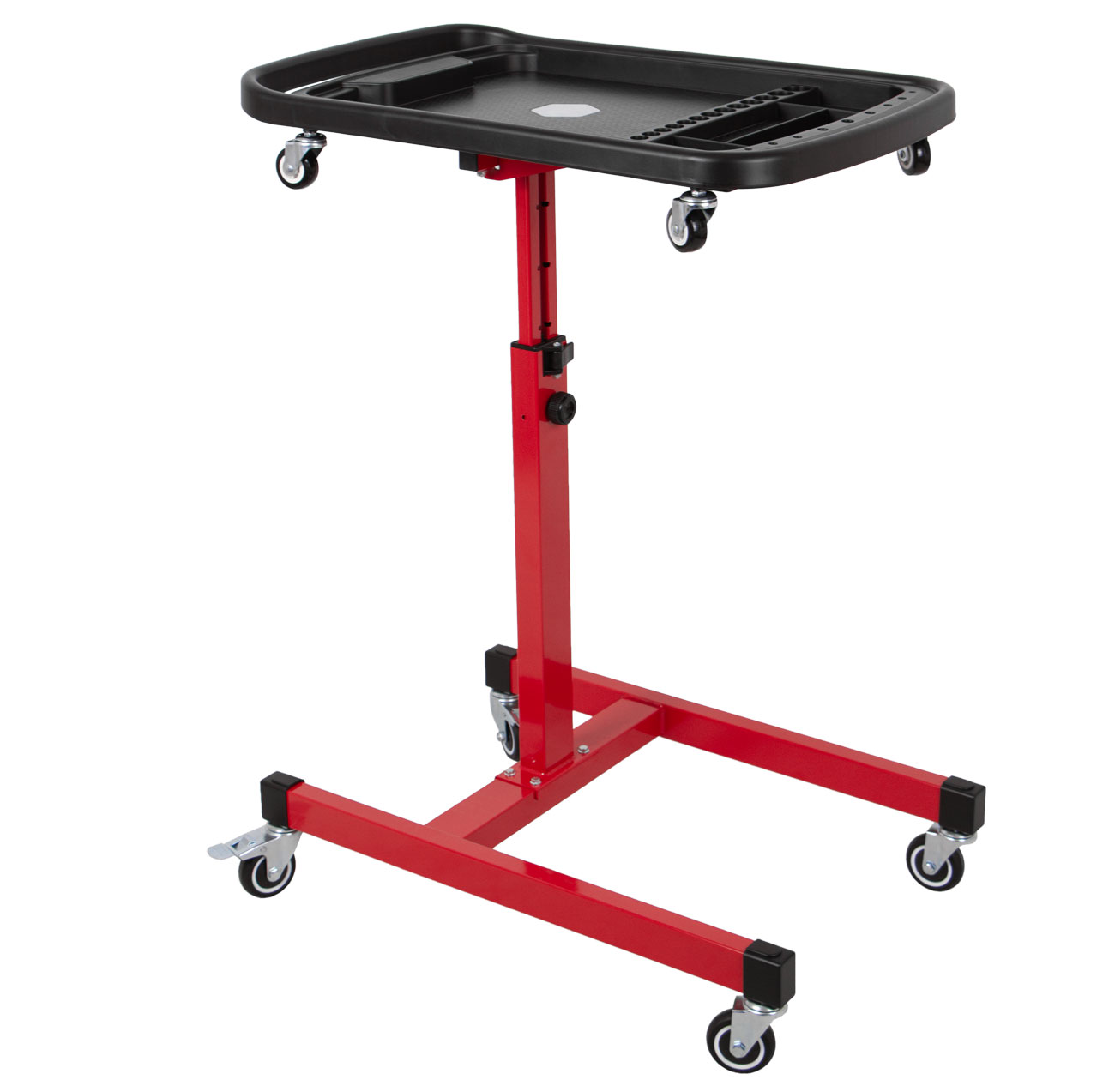 E-shop Pojazdný odkladací stolík, výškovo nastaviteľný 775 - 1200 mm