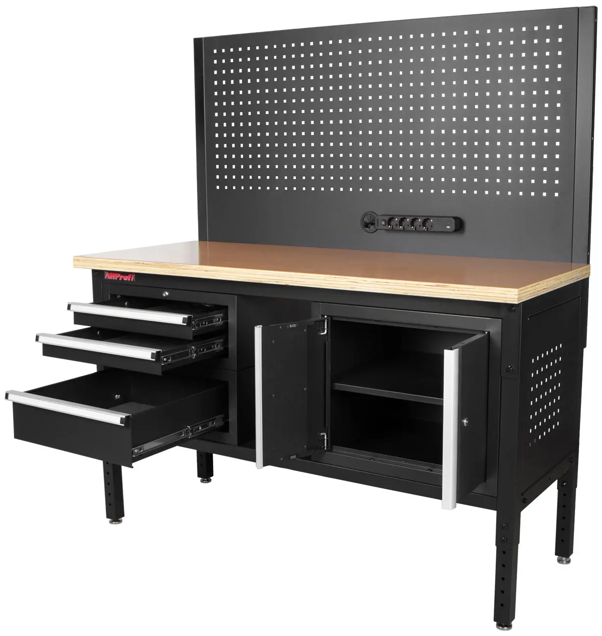 Dielenský stôl TSP6024 s modulmi a zástenou EXPERT