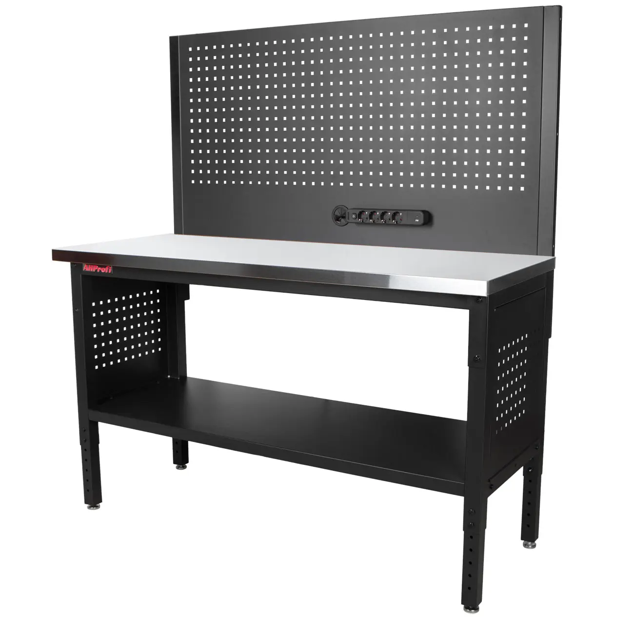 Fotografia produktu: Dielenský stôl EXPERT so zástenou, 152 cm, nerezová doska - TSP6024SBAL3