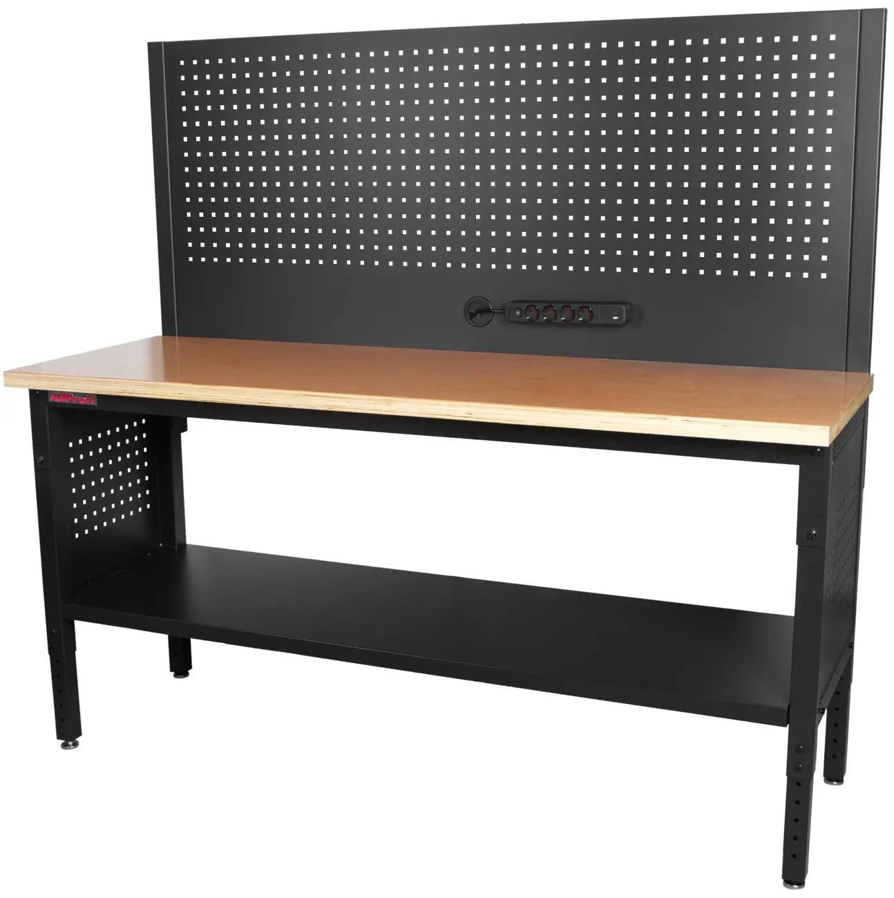 Fotografia produktu: Dielenský stôl EXPERT so zástenou, 183 cm, drevená doska - TSP7224BAL3