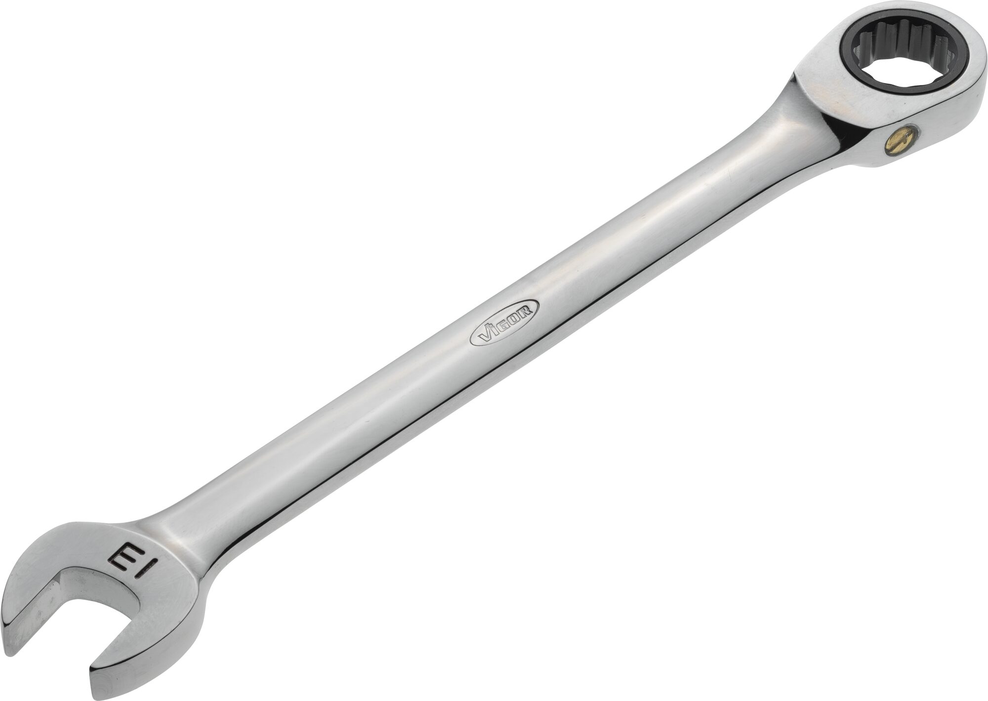 E-shop Račňový očkoplochý kľúč SW 13 mm, dlhé prevedenie VIGOR - V1023