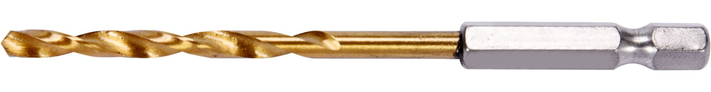 E-shop Vrták na kov 4mm TITAN HEX 1/4", délka 95mm - YT-44757