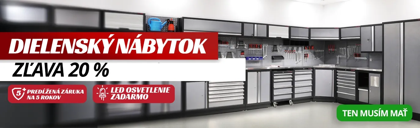 - 20 % na dielenský nábytok