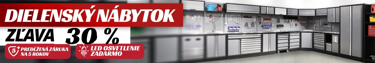 Dielenský nábytok AHProfi so zľavou 30 % Dielenský nábytok AHProfi so zľavou 30 %