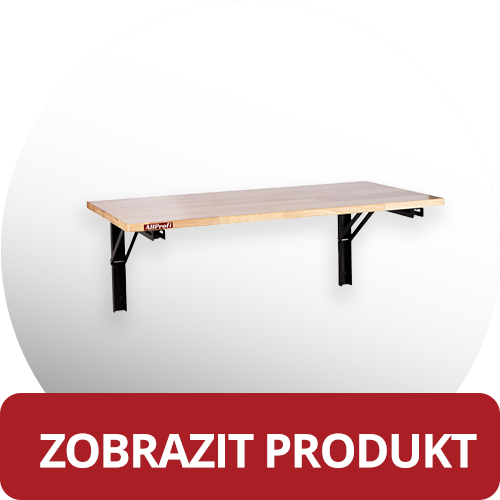 Sklopný pracovný stôl na stenu 800 x 400 mm