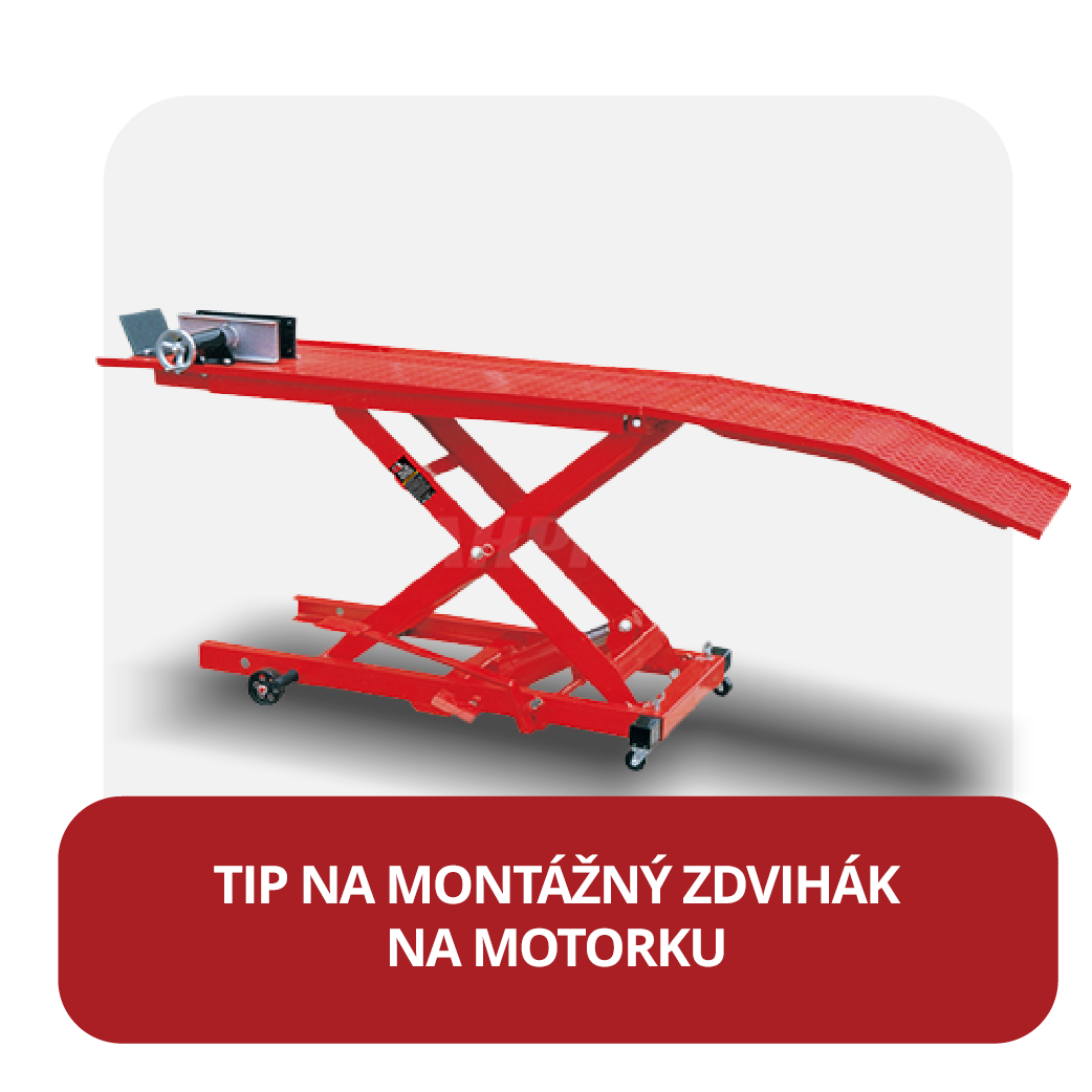 Montážny zdvihák na motorku