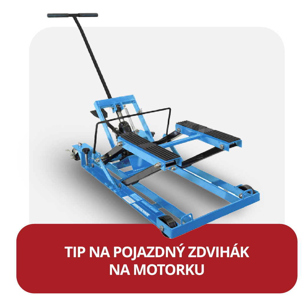 Pojazdný zdvihák na motorku