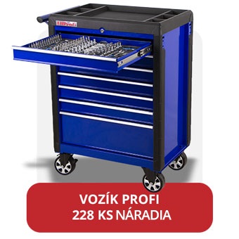Dielenský vozík s PROFI náradím - AH3107PROFI