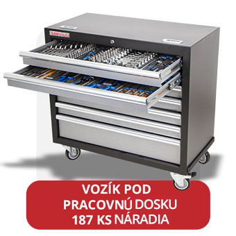 Dielenský vozík s náradím - TGC1307WBBAL