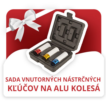 Sada vnútorných nástrčných kľúčov na ALU kolesá