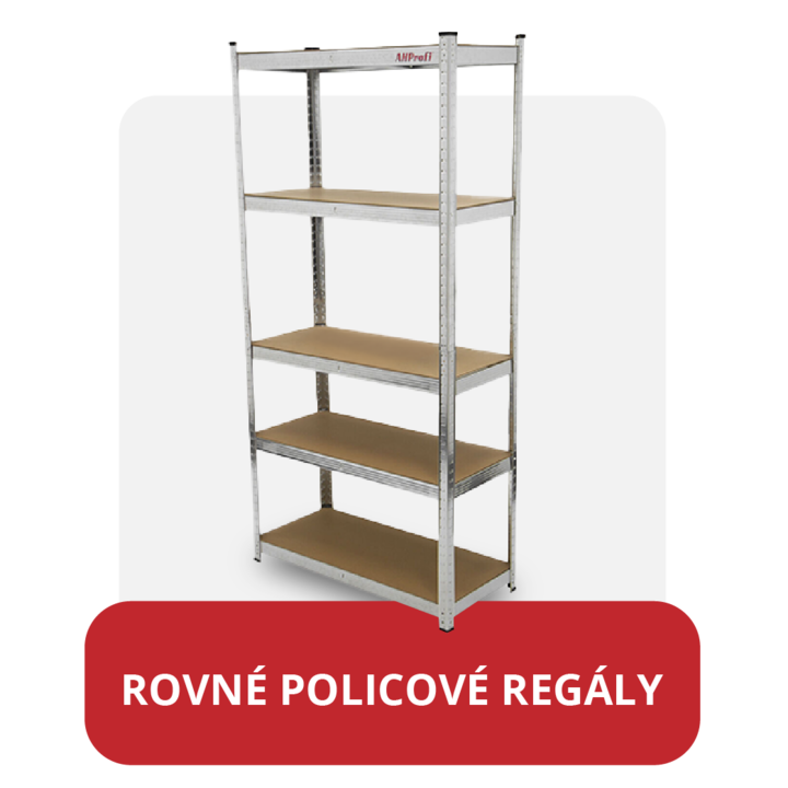 Rovné policové regály